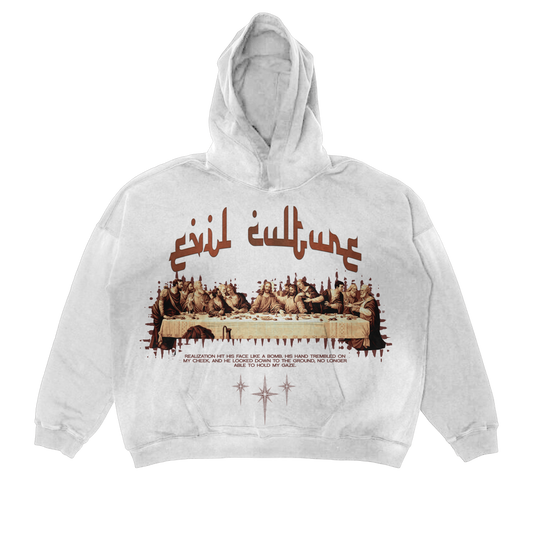 FIRSTSUPPER ZIP HOODIE [WHITE]